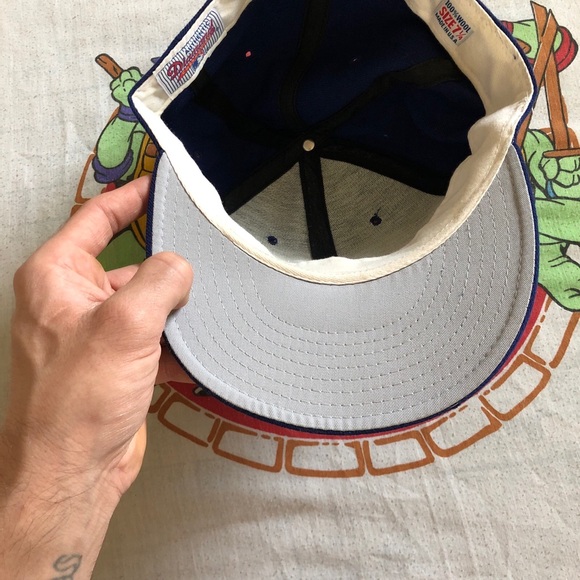 Vintage New Era Diamond Edition Pro Model 100% Wool Size 7 1/4 Made in USA - Picture 3 of 8